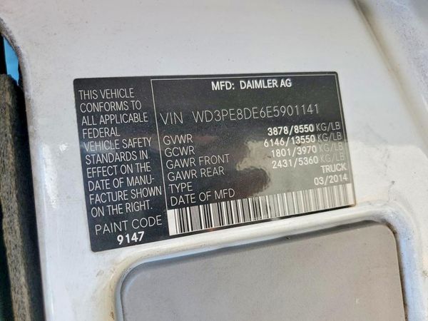 2014 MERCEDES-BENZ SPRINTER High