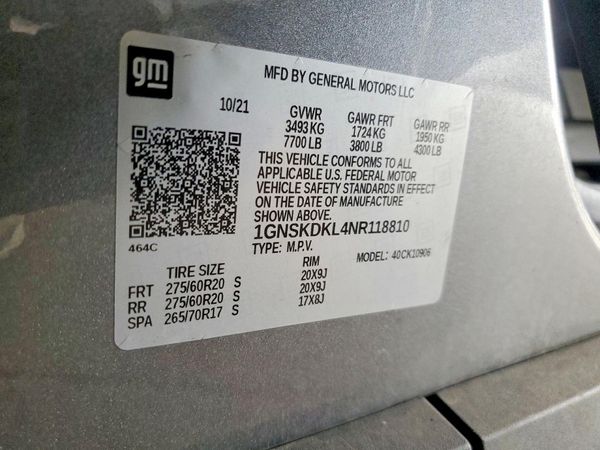 2022 CHEVROLET SUBURBAN Z71