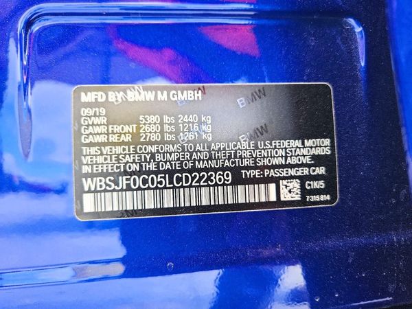 2020 BMW M5 Competition