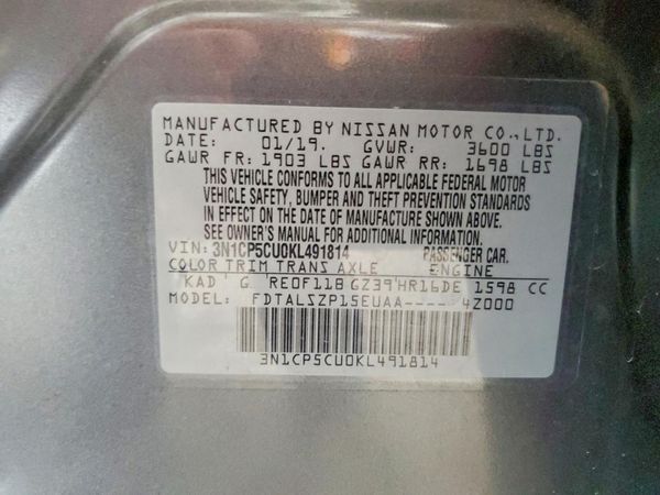 2019 NISSAN KICKS