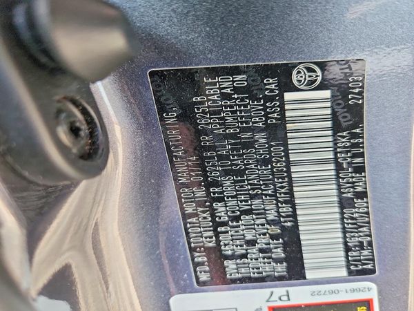 2014 TOYOTA CAMRY