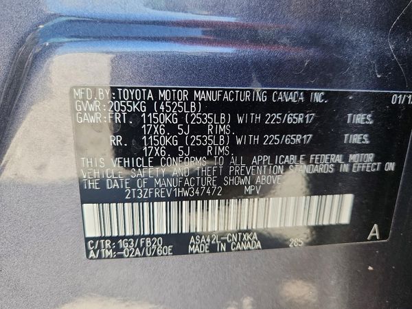 2017 TOYOTA RAV4
