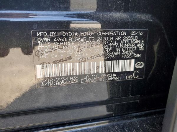 2016 LEXUS GS 350