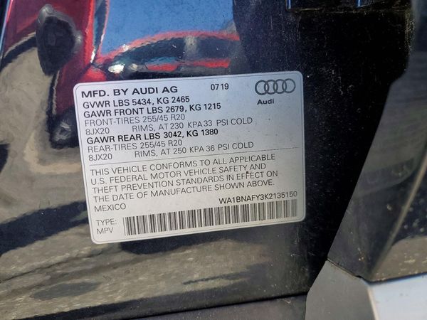 2019 AUDI Q5 quattro Premium Plus