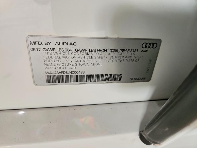 2018 AUDI A8 quattro Sport L