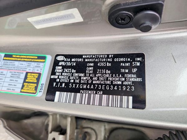 2014 KIA OPTIMA 2.4 LX STD/Conv