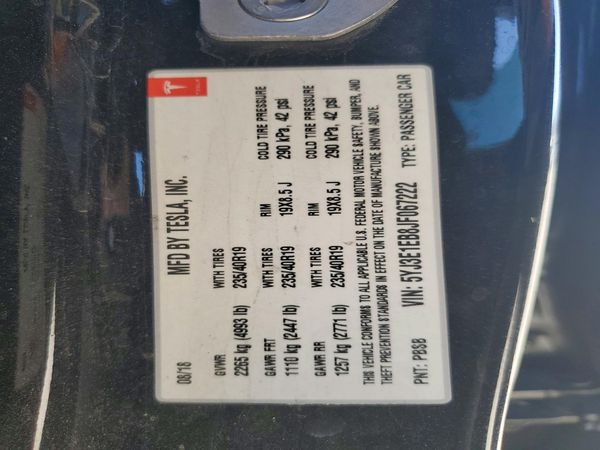 2018 TESLA MODEL 3