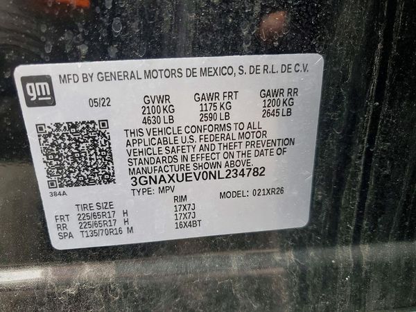 2022 CHEVROLET EQUINOX