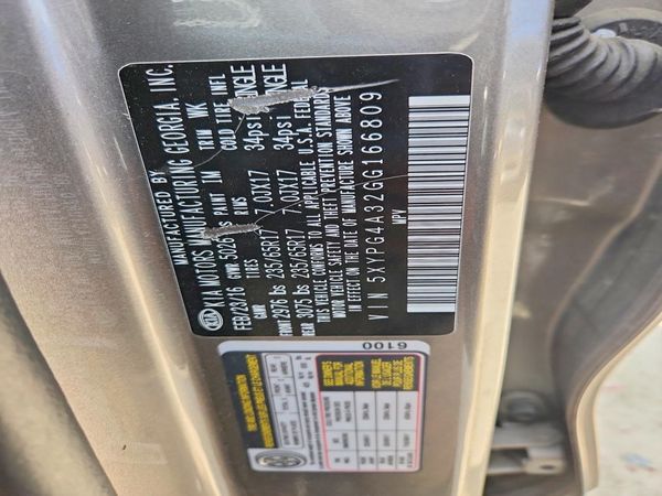 2016 KIA SORENTO