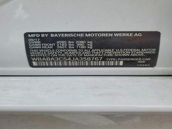 2018 BMW 320 xDrive