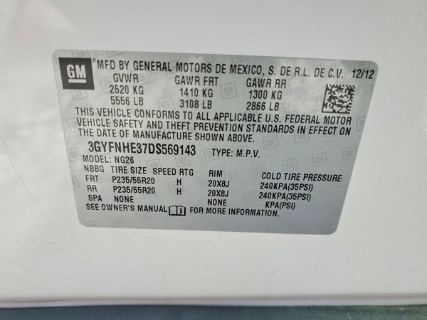 2013 CADILLAC SRX Performance