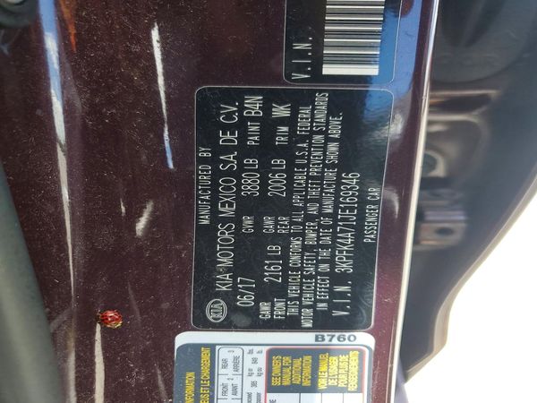 2018 KIA FORTE LX Base