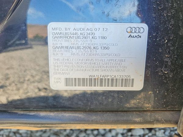 2012 AUDI Q5 Premium Plus
