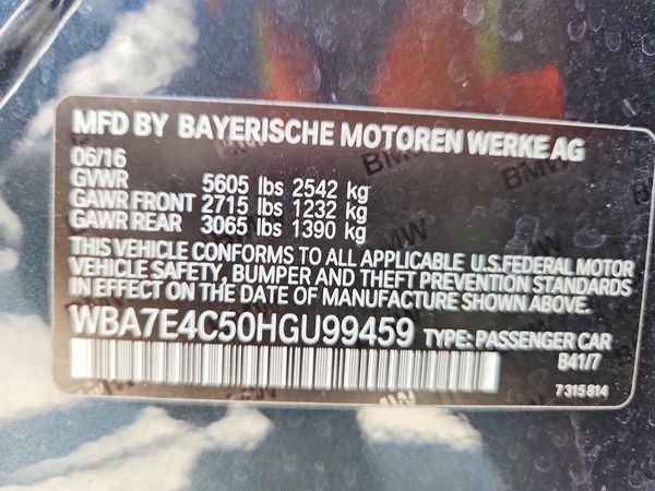 2017 BMW 740 xDrive