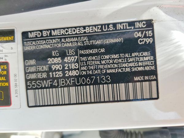 2015 MERCEDES-BENZ C Base