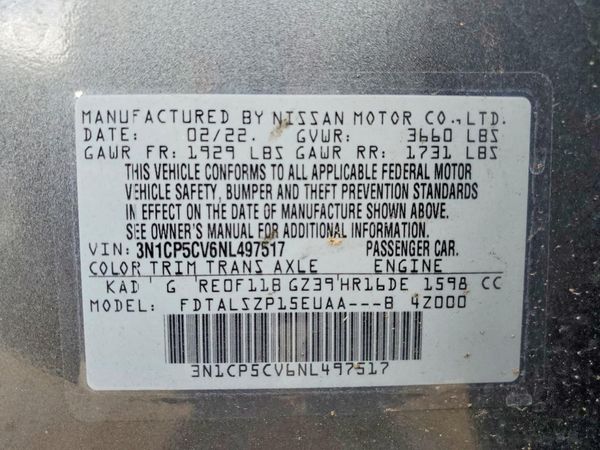 2022 NISSAN KICKS