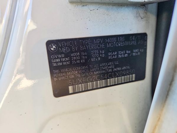 2012 BMW X6 xDrive35i