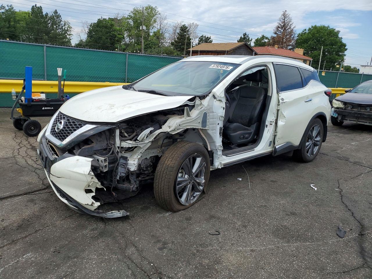 2021 NISSAN MURANO PLATINUM — Front 3/4