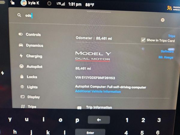 2021 TESLA MODEL Y