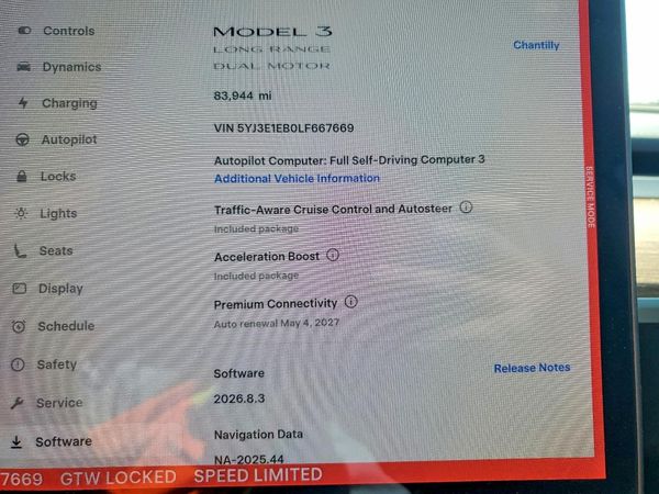 2020 TESLA MODEL 3