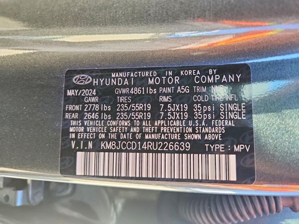 2024 HYUNDAI TUCSON SEL Convenience