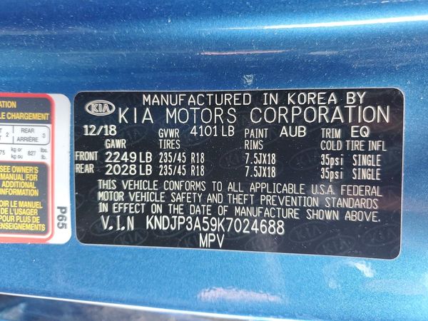 2019 KIA SOUL Plus
