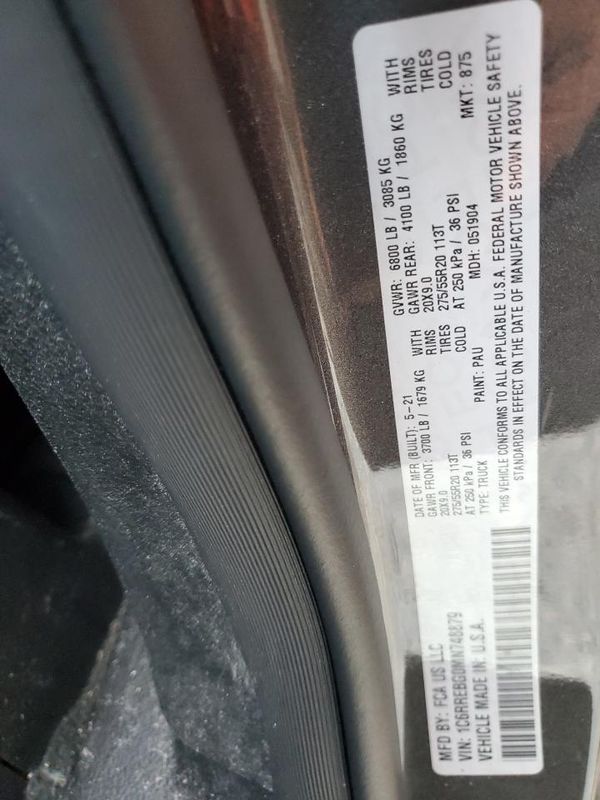 2021 RAM 1500
