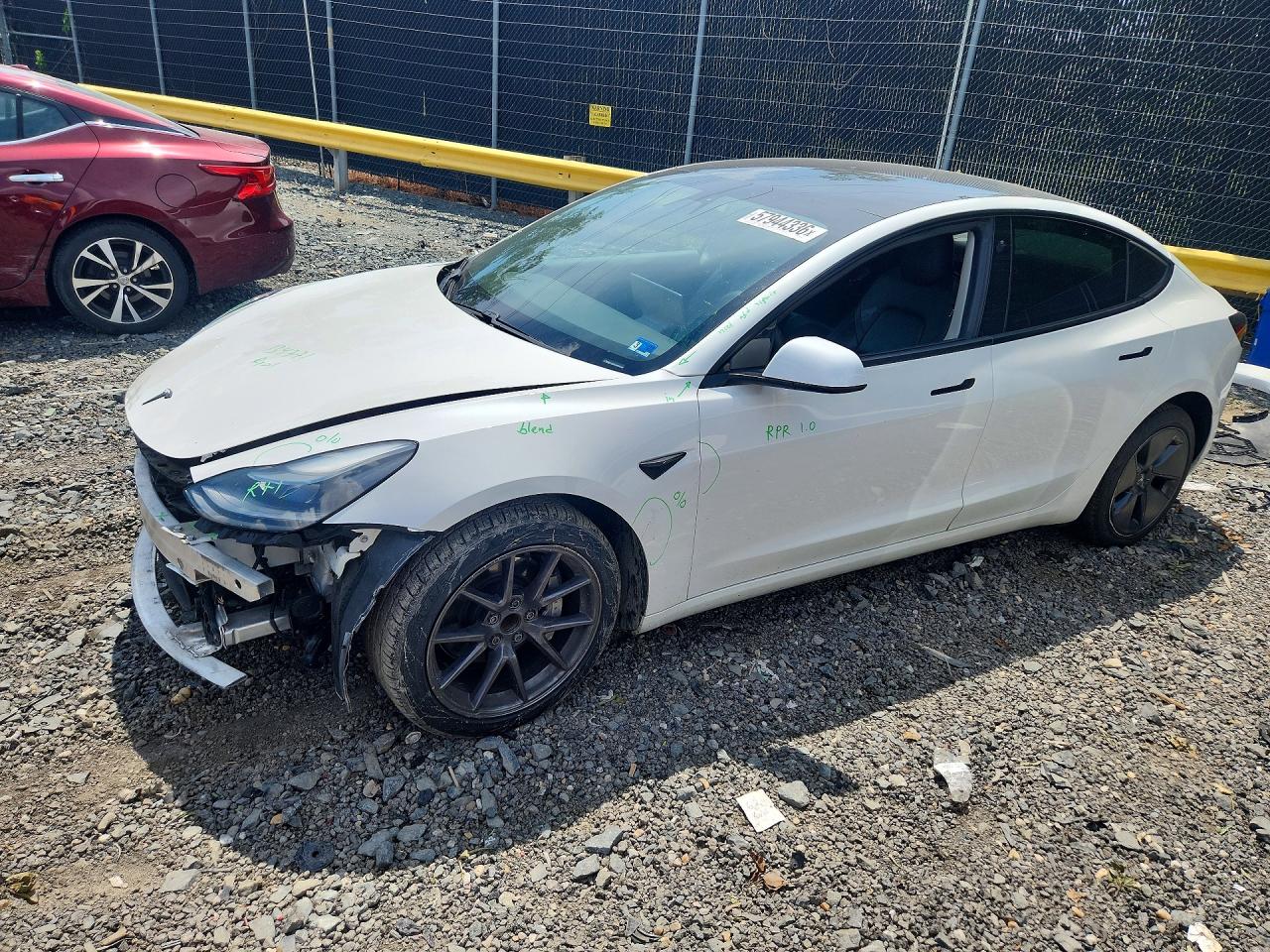 2021 TESLA MODEL 3 — Front 3/4