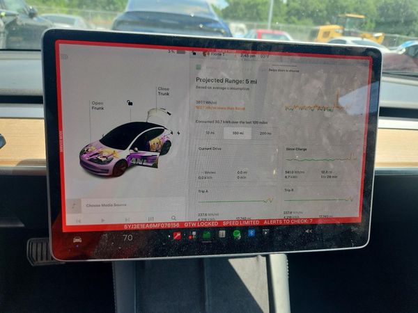 2021 TESLA MODEL 3 — ODOM