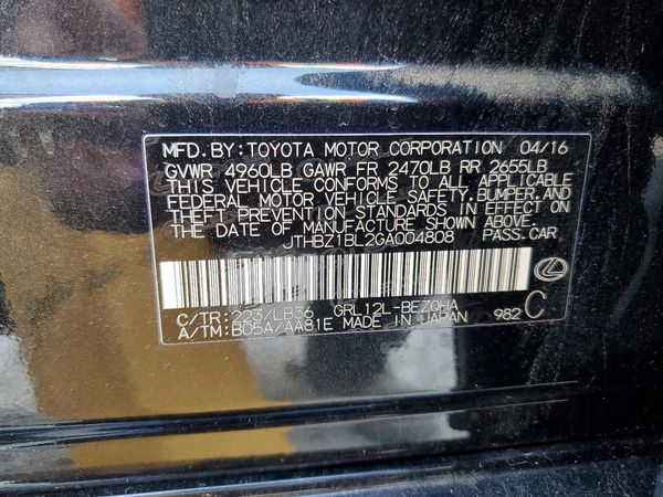 2016 LEXUS GS 350