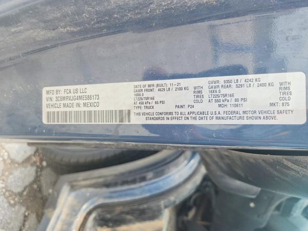 2021 RAM PROMASTER 3500