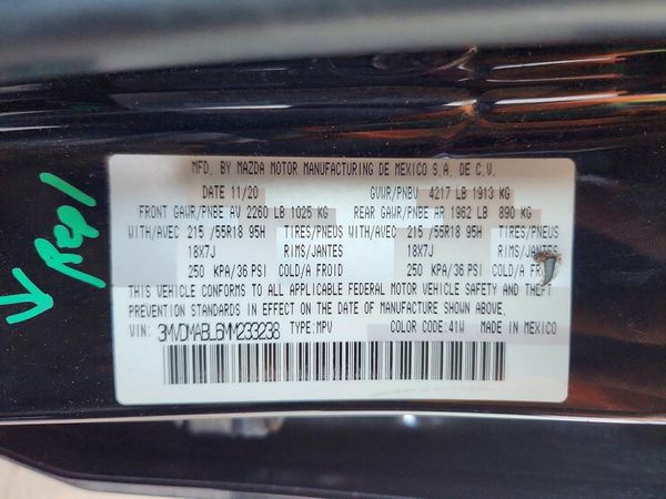 2021 MAZDA CX-30 Select Package