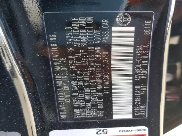 2026 TOYOTA CAMRY