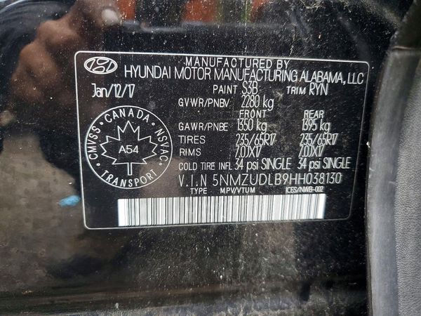 2017 HYUNDAI SANTA FE SPORT