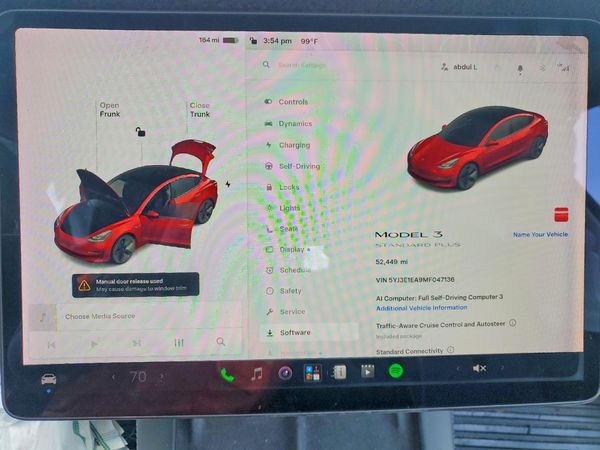 2021 TESLA MODEL 3 — ODOM