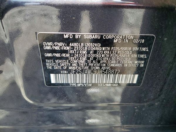 2018 SUBARU FORESTER Touring+ES+Navi(H/K)+AP