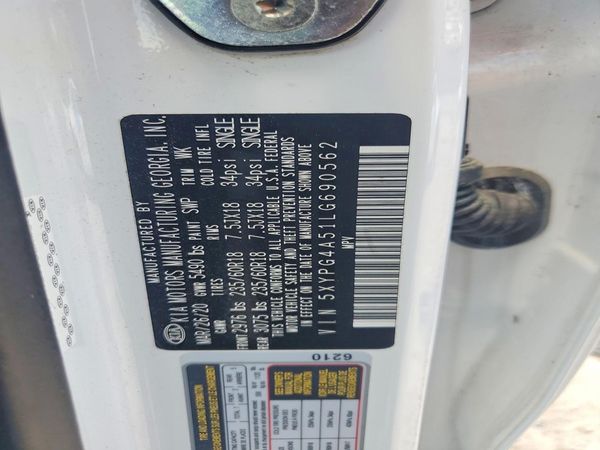 2020 KIA SORENTO L, LX, S