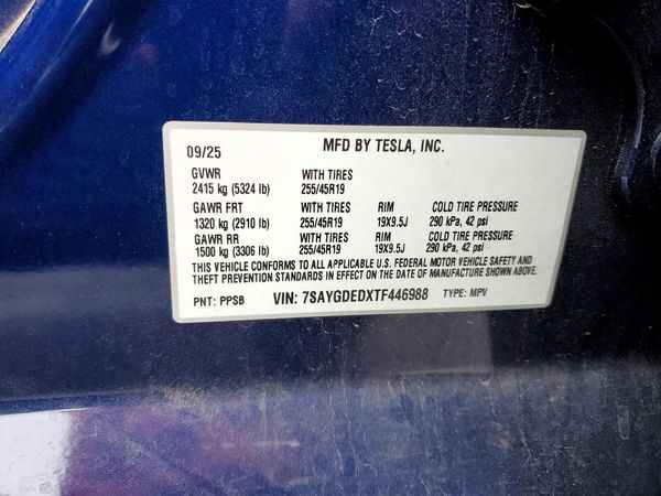 2026 TESLA MODEL Y