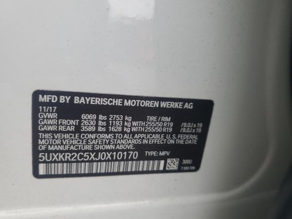 2018 BMW X5 sDrive35i