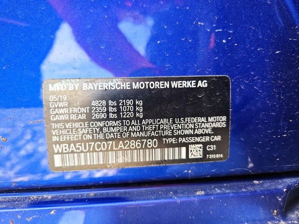 2020 BMW M340I