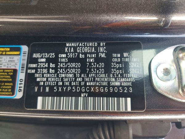 2025 KIA TELLURIDE