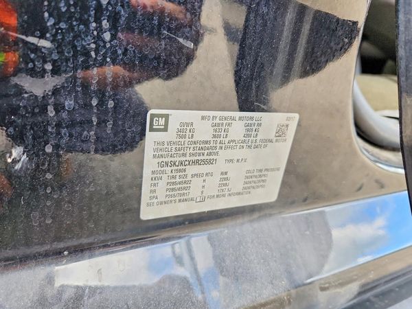 2017 CHEVROLET SUBURBAN Premier