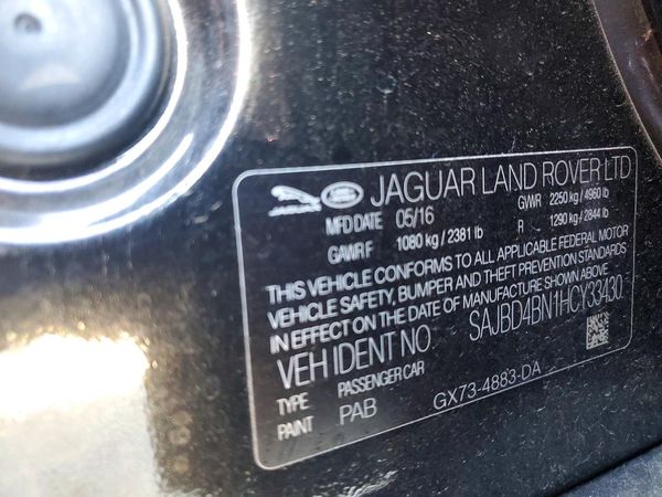 2017 JAGUAR XF Premium