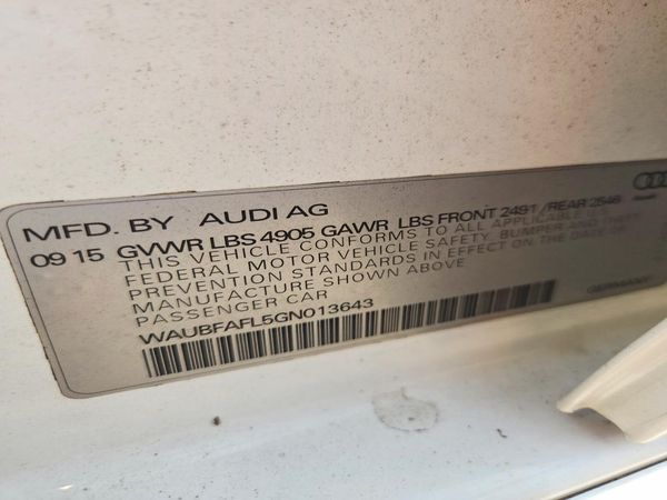 2016 AUDI A4 S Line quattro Premium