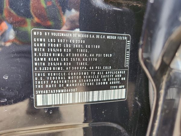 2021 VOLKSWAGEN TIGUAN