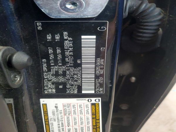 2021 TOYOTA 4RUNNER SRS