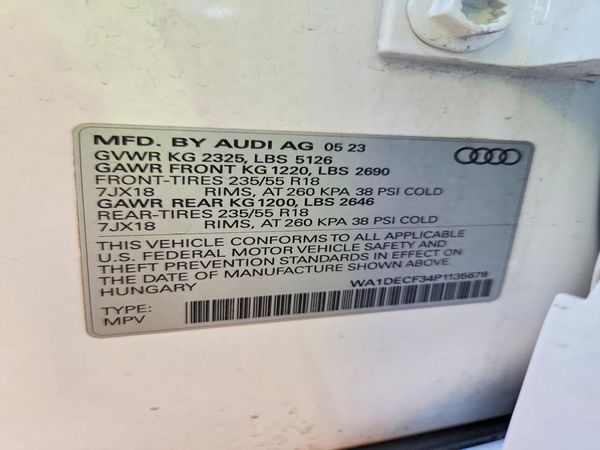 2023 AUDI Q3 S Line quattro Premium