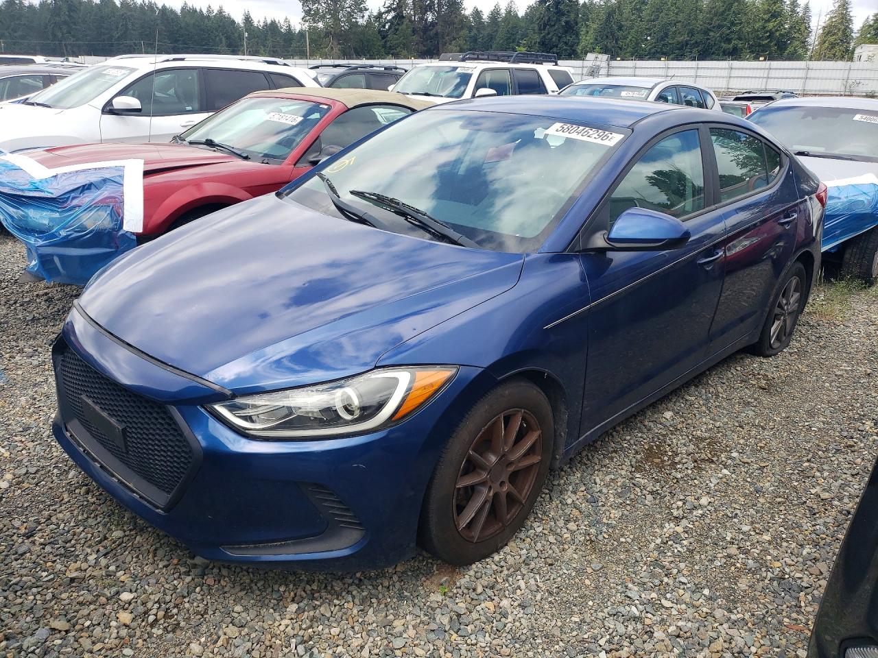 2017 HYUNDAI ELANTRA — Front 3/4