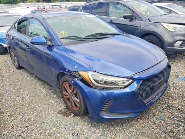 2017 HYUNDAI ELANTRA — Passenger 3/4