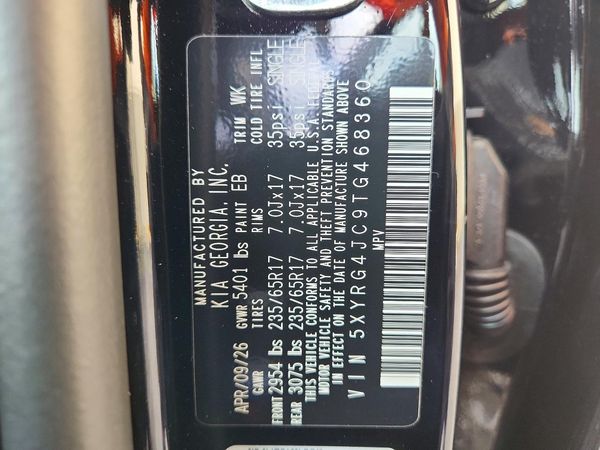 2026 KIA SORENTO LX